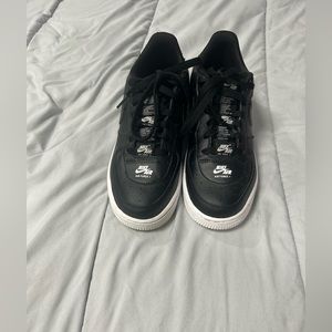 Black And White Air Forces “Double Air Pack”